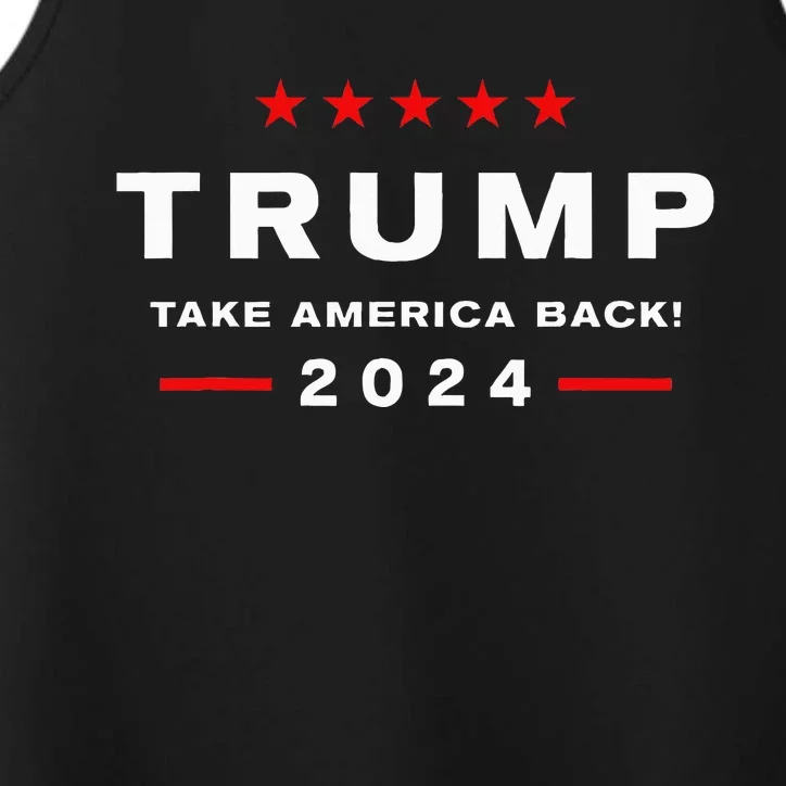 Donald Trump 2024 Take America Back Election  The Return Performance Tank