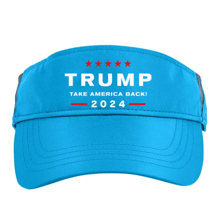 Donald Trump 2024 Take America Back Election  The Return Adult Drive Performance Visor