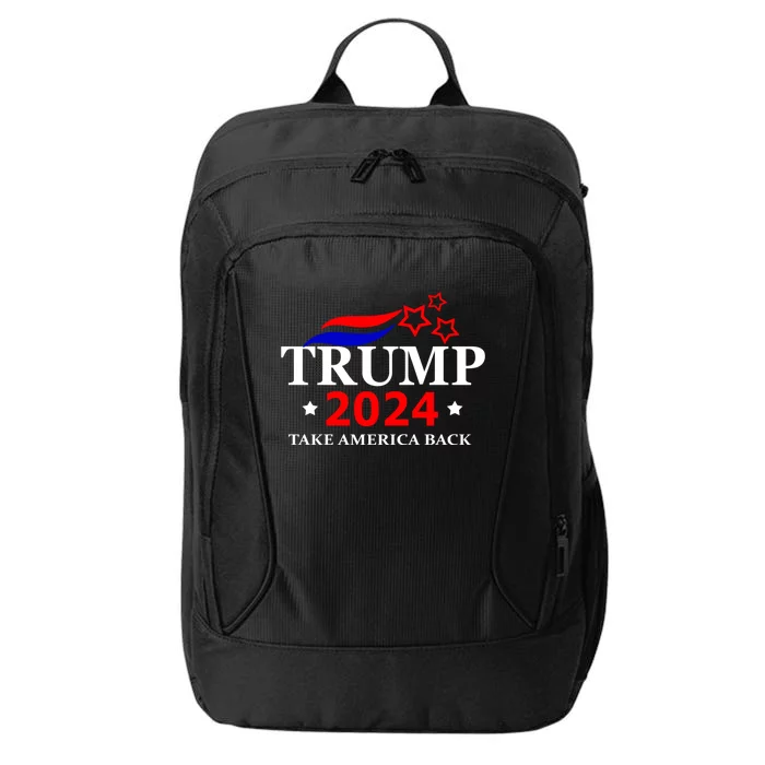 Donald Trump 2024 Take America Back Election The Return Meaningful Gift City Backpack