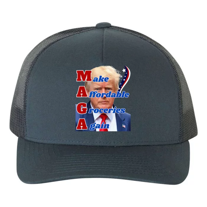 Donald Trump 2024 Election Make Affordable Groceries Again Yupoong Adult 5-Panel Trucker Hat