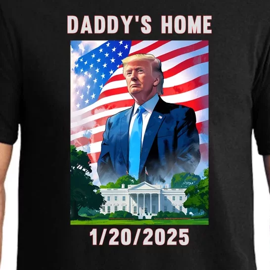 Donald Trump 2024 Daddys Home Pajama Set