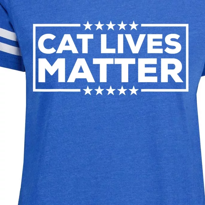 Donald Trump 2024 Cats Cat Lives Matter Trump Enza Ladies Jersey Football T-Shirt