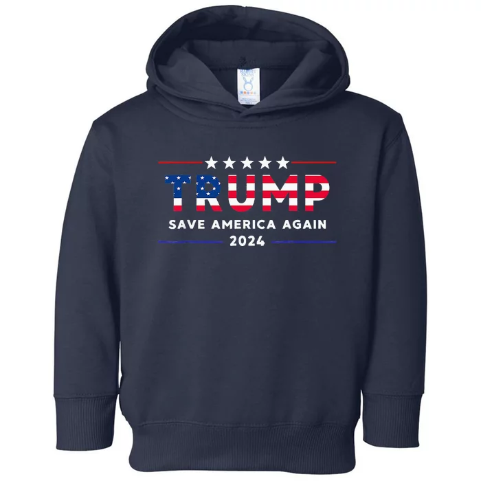 Donald Trump 2024 Toddler Hoodie