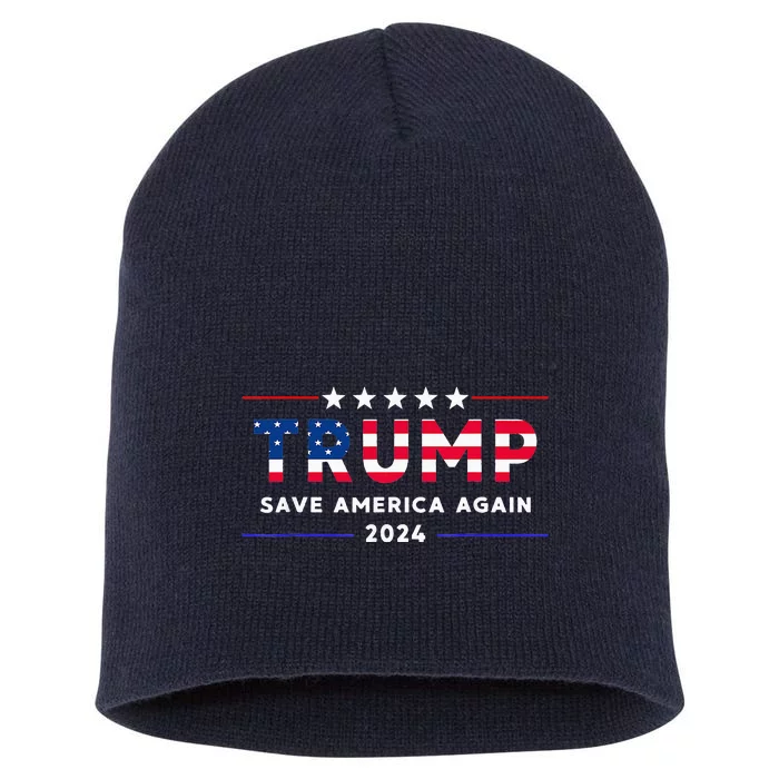 Donald Trump 2024 Short Acrylic Beanie