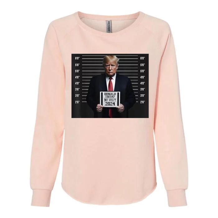 Donald Trump 2024 Not Guilty Trump Election Womens California Wash Sweatshirt