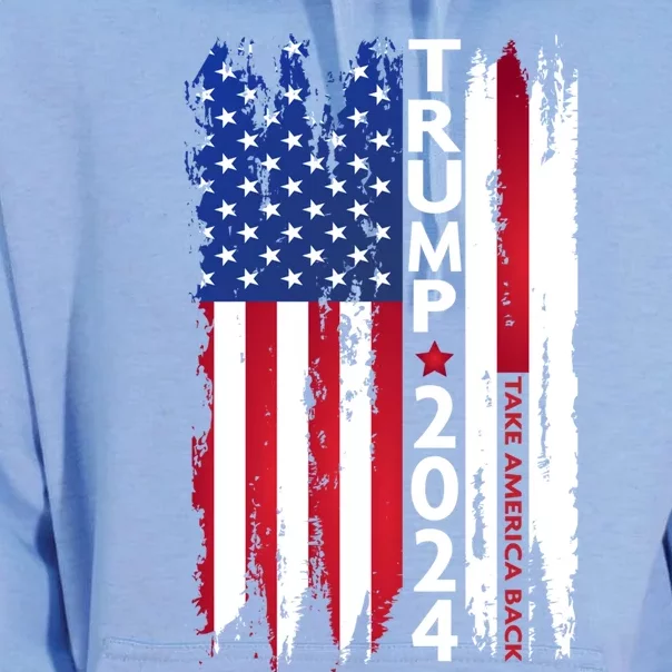 Donald Trump 2024 Take America Back Election 2025 Gift Unisex Surf Hoodie