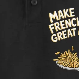 Donald Trump 2024 French Fry Make French Fries Great Again Dry Zone Grid Performance Polo