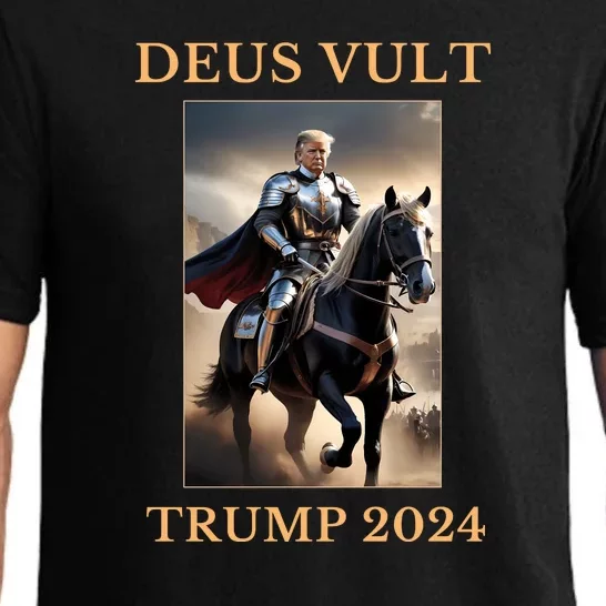 Donald Trump 2024 Deus Vult Pajama Set