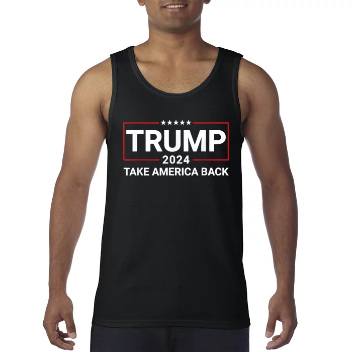 Donald Trump 2024 Take America Back Election The Return Tank Top