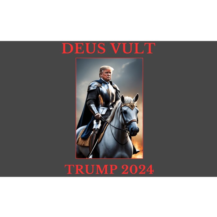 Donald Trump 2024 Deus Vult Bumper Sticker