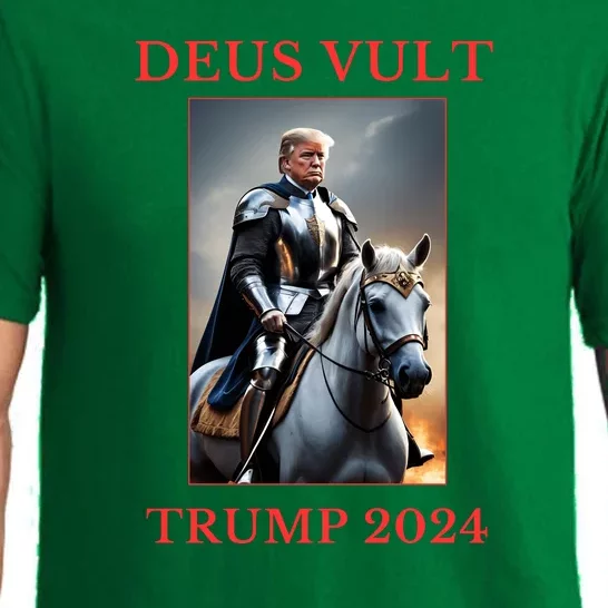 Donald Trump 2024 Deus Vult Pajama Set