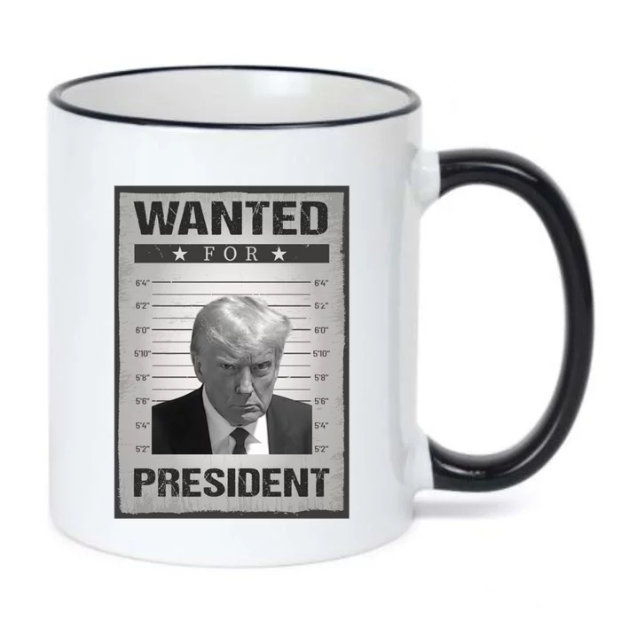 Donald Trump 2024 Take America Back Election Trump Mug Shot Gift Black Color Changing Mug