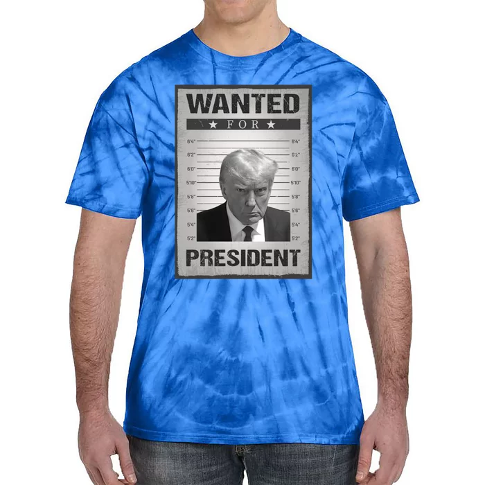 Donald Trump 2024 Take America Back Election Trump Mug Shot Gift Tie-Dye T-Shirt