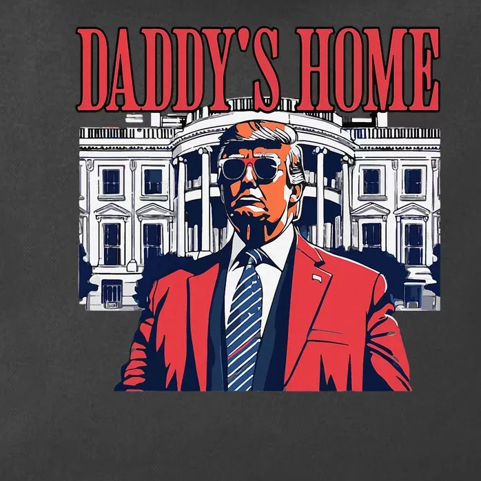 Donald Trump 2024 Take America Back Daddys Home Zip Tote Bag