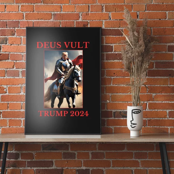 Donald Trump 2024 Deus Vult Poster