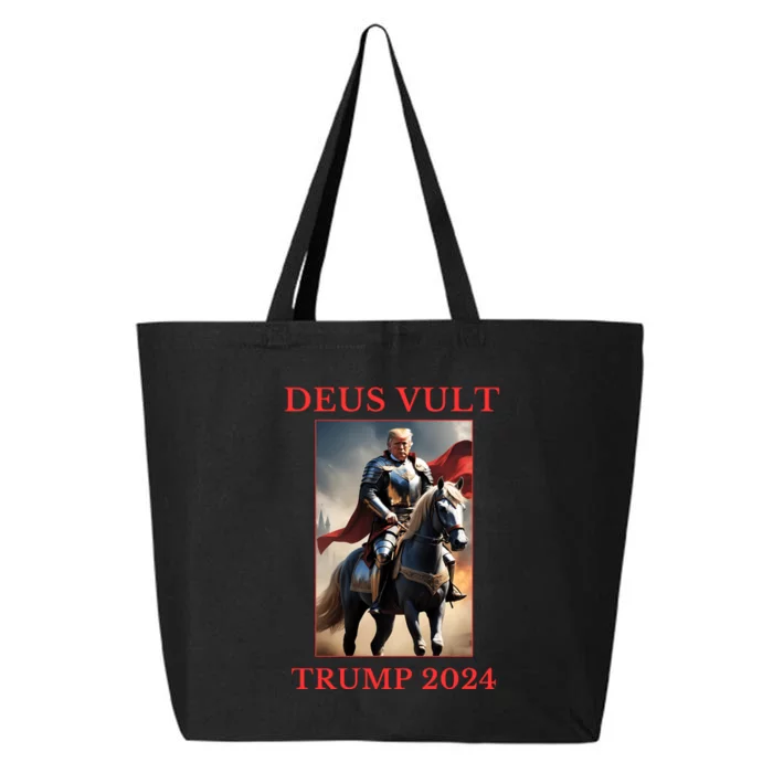 Donald Trump 2024 Deus Vult 25L Jumbo Tote