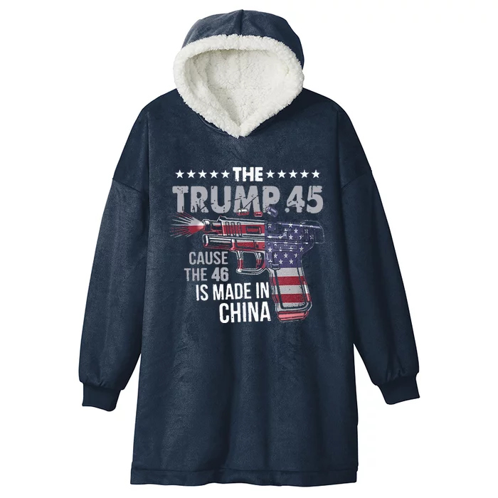 Donald Trump 2024 Take America Back Election Hooded Wearable Blanket