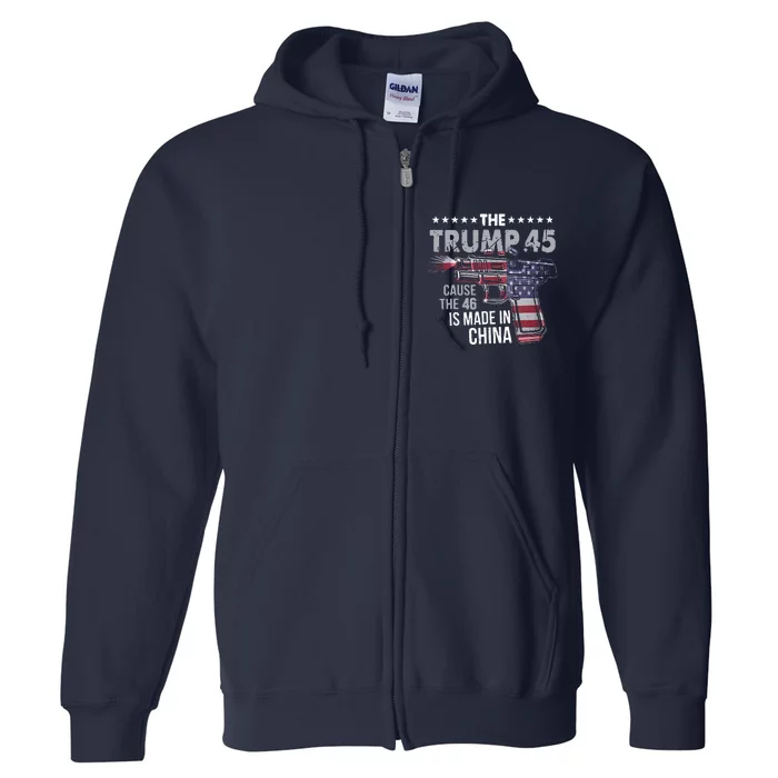 Donald Trump 2024 Take America Back Election Full Zip Hoodie