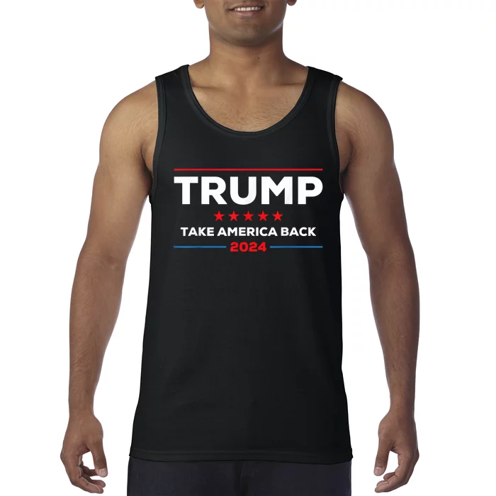 Donald Trump 2024 Take America Back Election The Return Tank Top