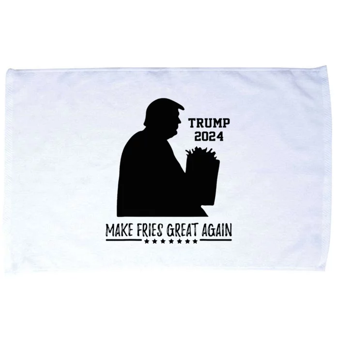 Donald Trump 2024 French Fry Make French Fries Great Again Microfiber Hand Towel