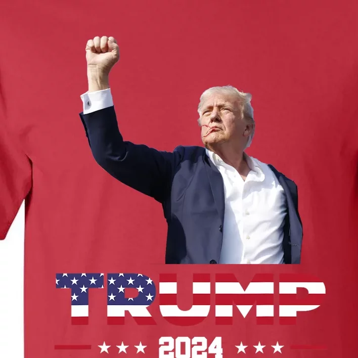 Donald Trump 2024 Survived Shot At Election Rally Tall T-Shirt