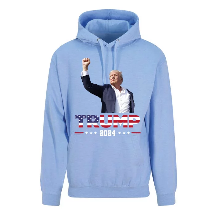 Donald Trump 2024 Survived Shot At Election Rally Unisex Surf Hoodie