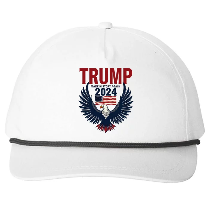 Donald Trump 2024 Vision Leadership And Future Success Snapback Five-Panel Rope Hat