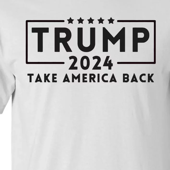 Donald Trump 2024 Take America Back USA United States Tall T-Shirt