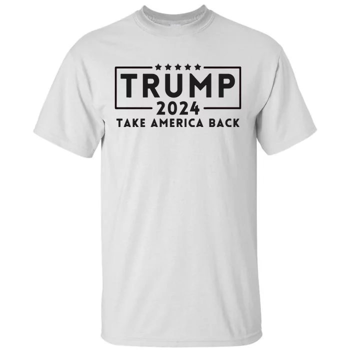 Donald Trump 2024 Take America Back USA United States Tall T-Shirt