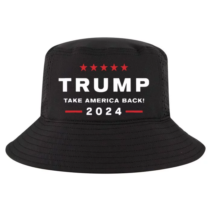 Donald Trump 2024 Take America Back Election The Return Cool Comfort Performance Bucket Hat