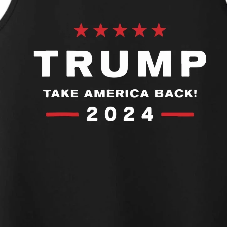 Donald Trump 2024 Take America Back Election The Return Performance Tank