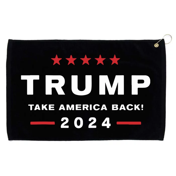 Donald Trump 2024 Take America Back Election The Return Grommeted Golf Towel