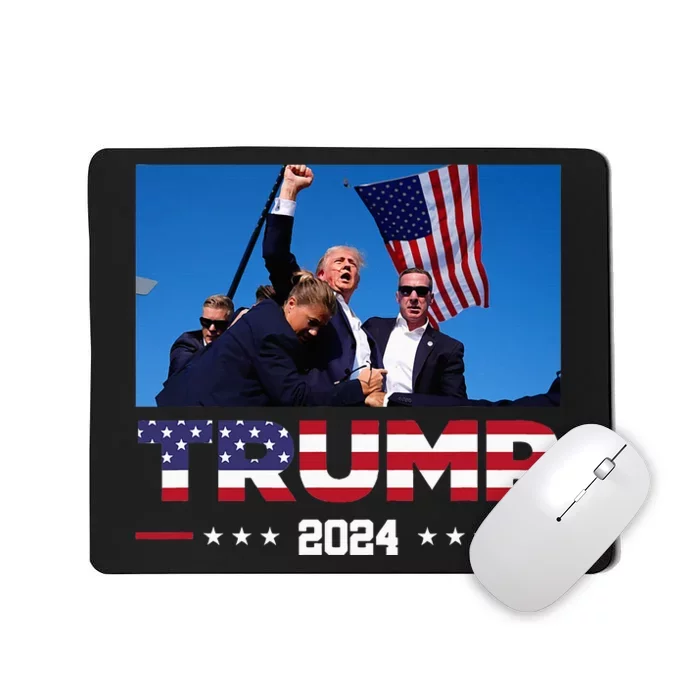 Donald Trump 2024 God Bless You God Bless America Mousepad