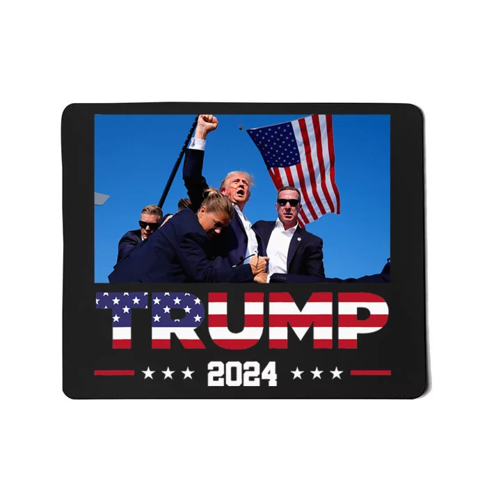 Donald Trump 2024 God Bless You God Bless America Mousepad