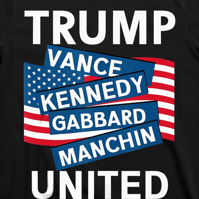 Donald Trump 2024 Joe Manchin Kennedy Gabbard Checkmate T-Shirt