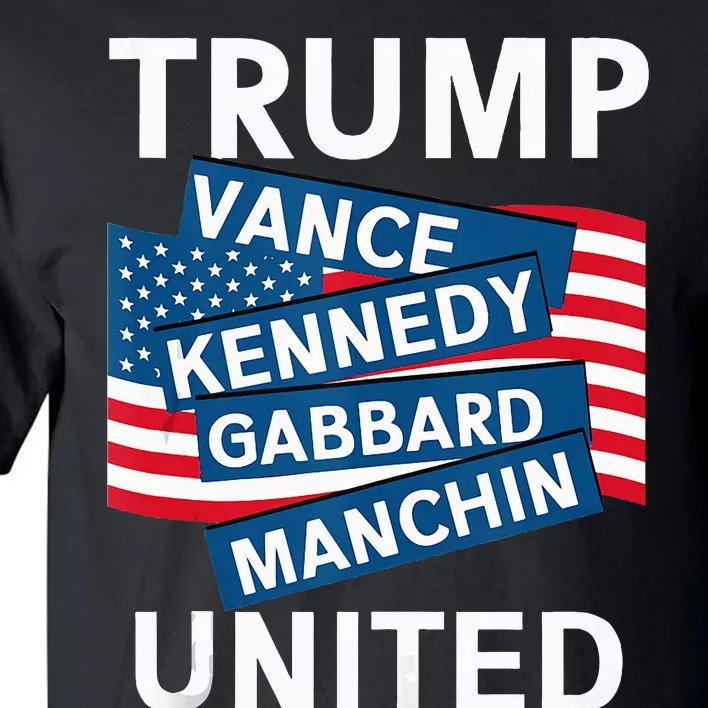 Donald Trump 2024 Joe Manchin Kennedy Gabbard Checkmate Tall T-Shirt