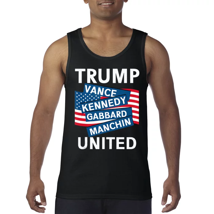 Donald Trump 2024 Joe Manchin Kennedy Gabbard Checkmate Tank Top