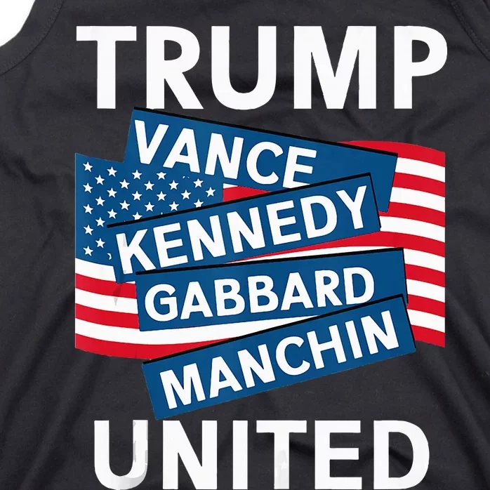 Donald Trump 2024 Joe Manchin Kennedy Gabbard Checkmate Tank Top