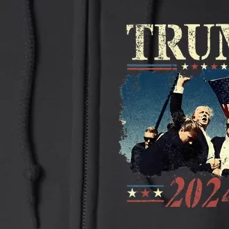 Donald Trump 2024 Full Zip Hoodie