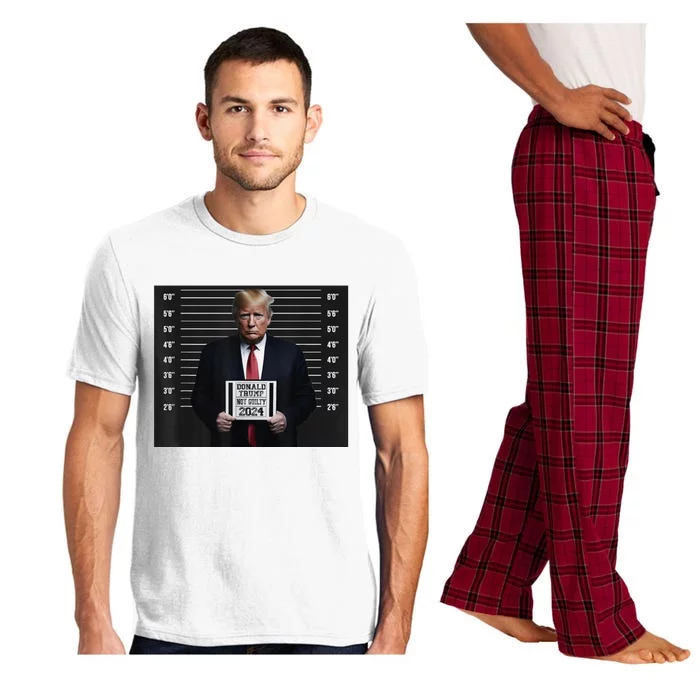 Donald Trump 2024 Not Guilty Trump Election Pajama Set