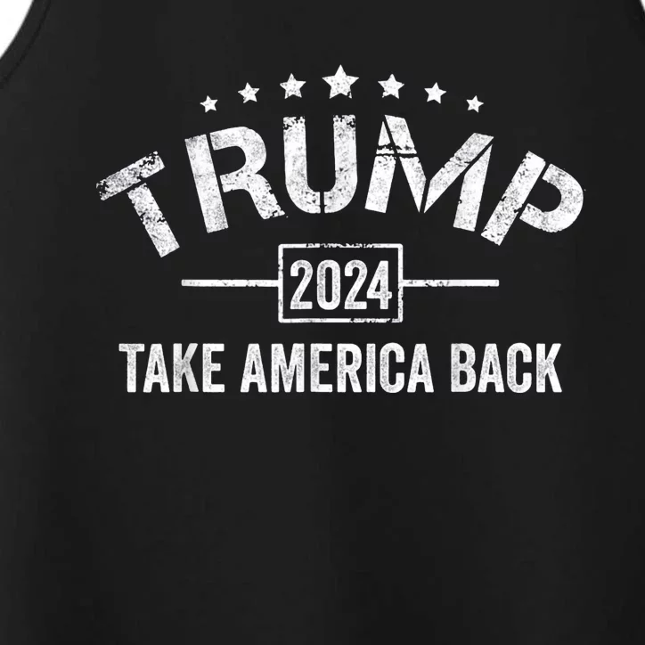 Donald Trump 2024 Take America Back 4th Of July Election Performance Tank