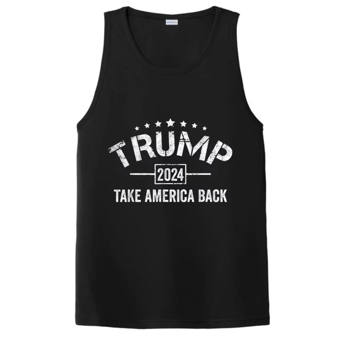 Donald Trump 2024 Take America Back 4th Of July Election Performance Tank