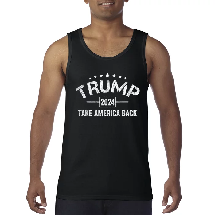 Donald Trump 2024 Take America Back 4th Of July Election Tank Top