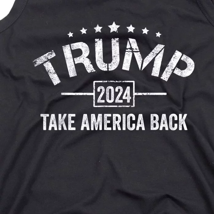 Donald Trump 2024 Take America Back 4th Of July Election Tank Top