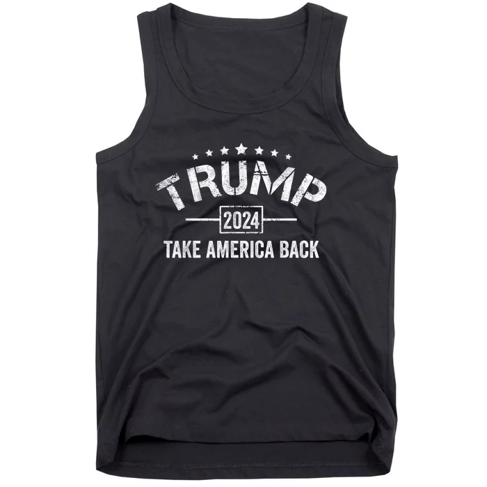 Donald Trump 2024 Take America Back 4th Of July Election Tank Top