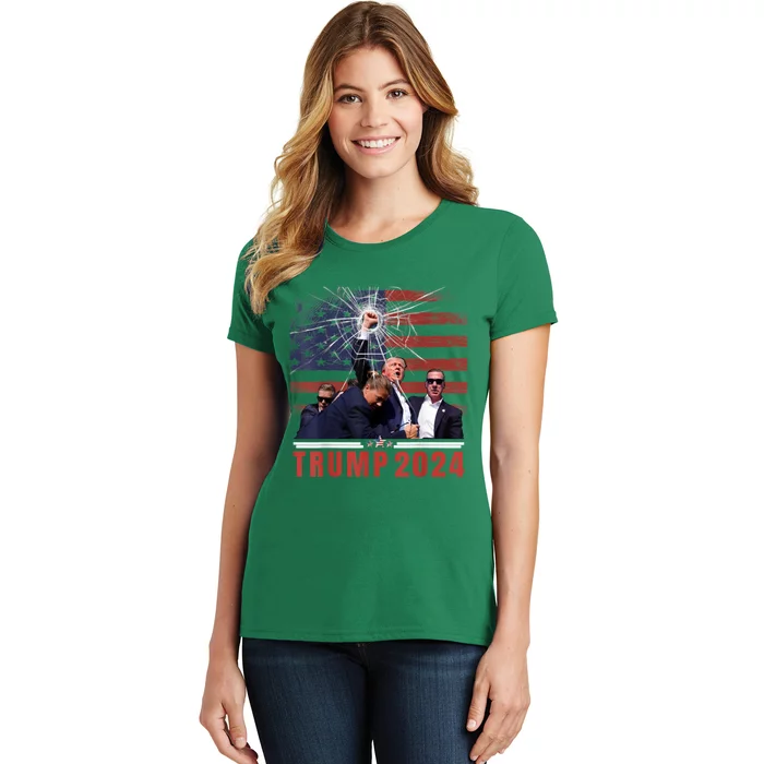 Donald Trump 2024: I Survived The 13th Shot Election Rally Women's T-Shirt