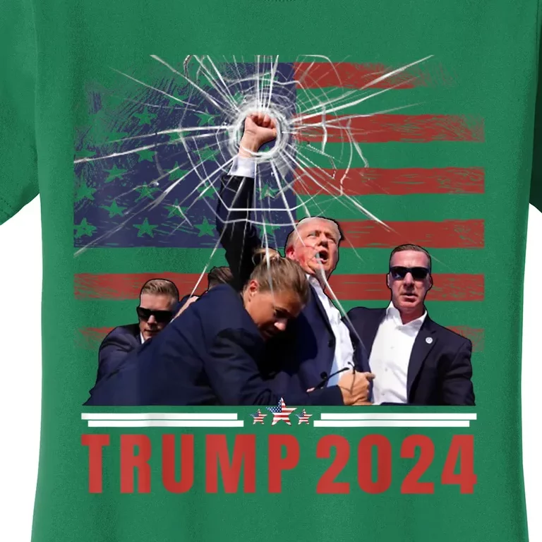 Donald Trump 2024: I Survived The 13th Shot Election Rally Women's T-Shirt