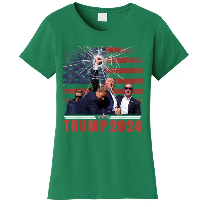 Donald Trump 2024: I Survived The 13th Shot Election Rally Women's T-Shirt