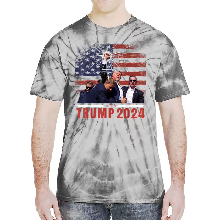 Donald Trump 2024: I Survived The 13th Shot Election Rally Tie-Dye T-Shirt