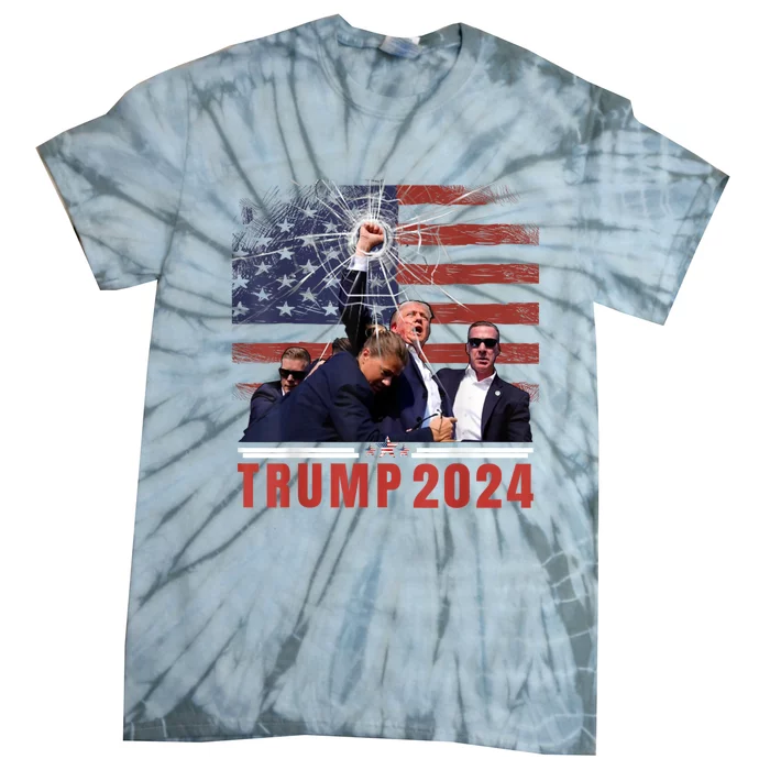 Donald Trump 2024: I Survived The 13th Shot Election Rally Tie-Dye T-Shirt